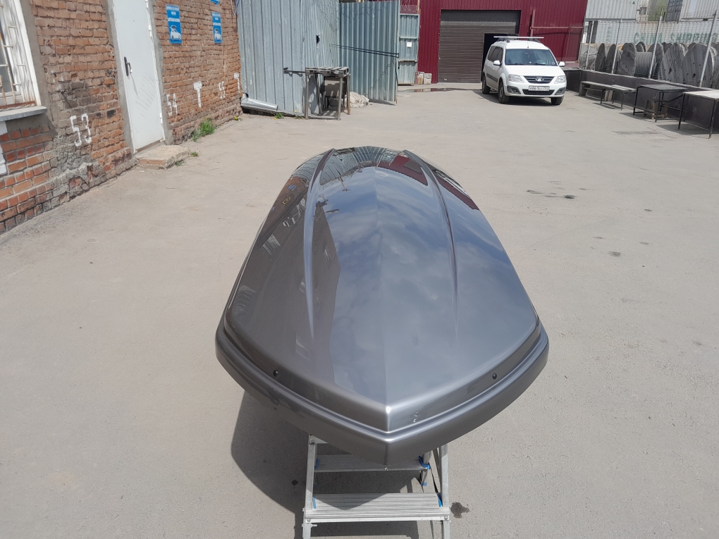 Автобокс Thule Dynamic 900 серый глянцевый Б/У