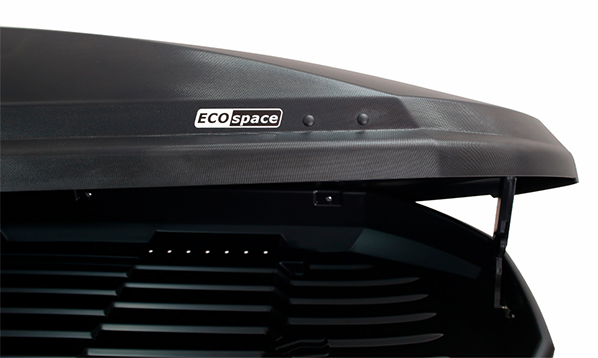 Автобокс на крышу Turtle Eсo Space black matte (Туртл Эко Спейс чёрный матовый)