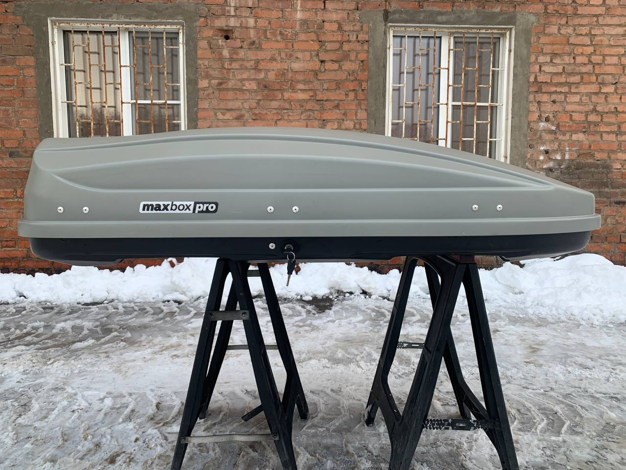 Автобокс MaxBox PRO (Максима-Лист) 460 серый матовый Б/У №2