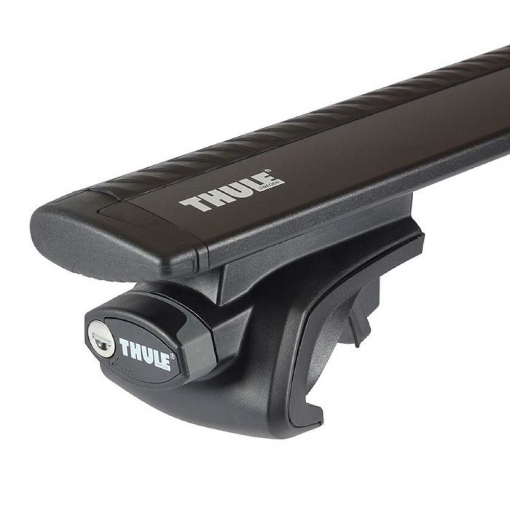 Багажник Thule WingBar для Toyota Hilux SW4 Кроссовер 5 дв. 2006 и по н.в. (черная аэродинамическая дуга)