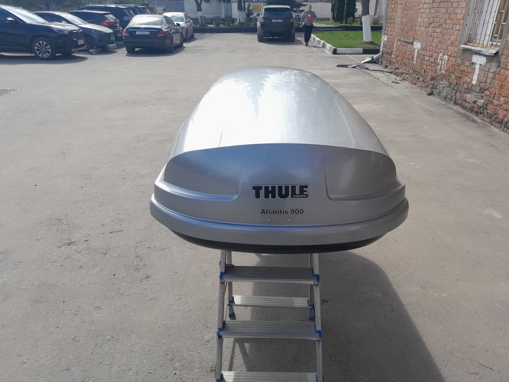 Автобокс Thule Atlantis 900 серый глянцевый Б/У
