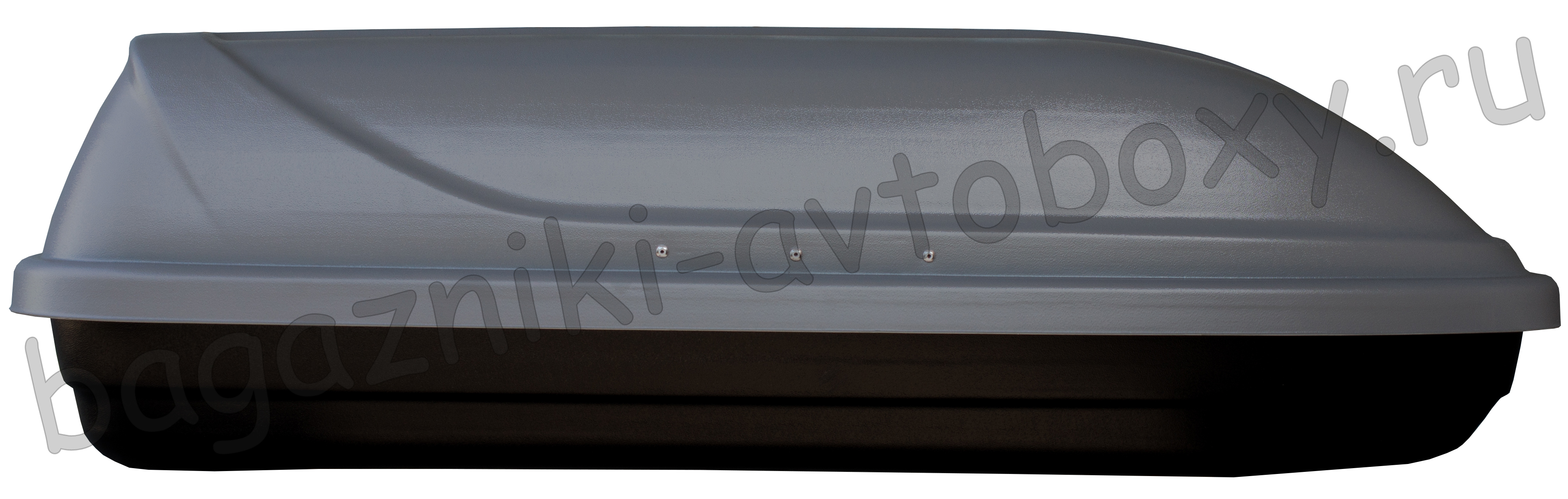 Автобокс на крышу Saturn / Atek 220 silver matte (Сатурн / Атек 220 серый матовый)