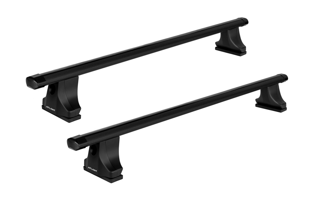 Автобагажник Atlant тип B для TOYOTA RAV4 2005-2016 дуги алюминиевые аэро эконом черные 8809+8867+11012
