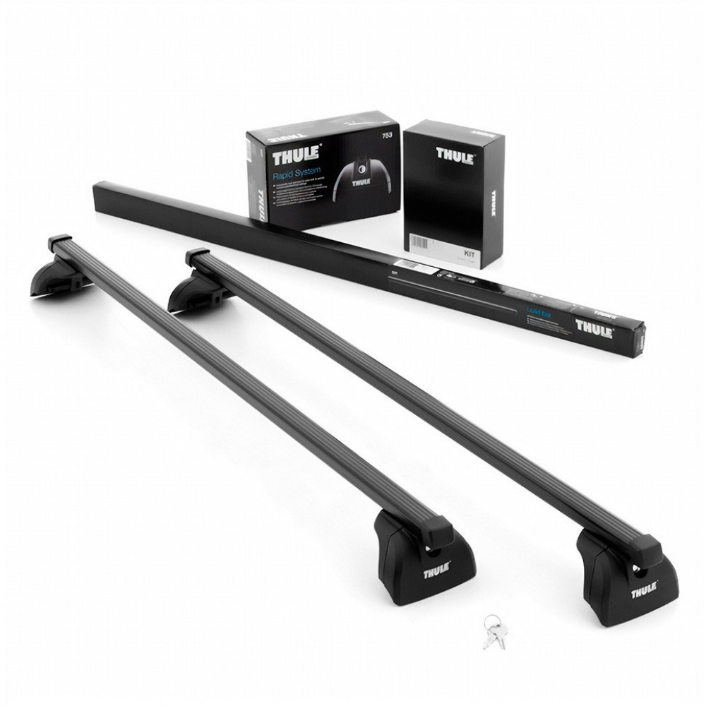 Багажник Thule SquareBar для Toyota Hilux SW4 5 дв. SUV 2016 и по н.в. (прямоугольная дуга)