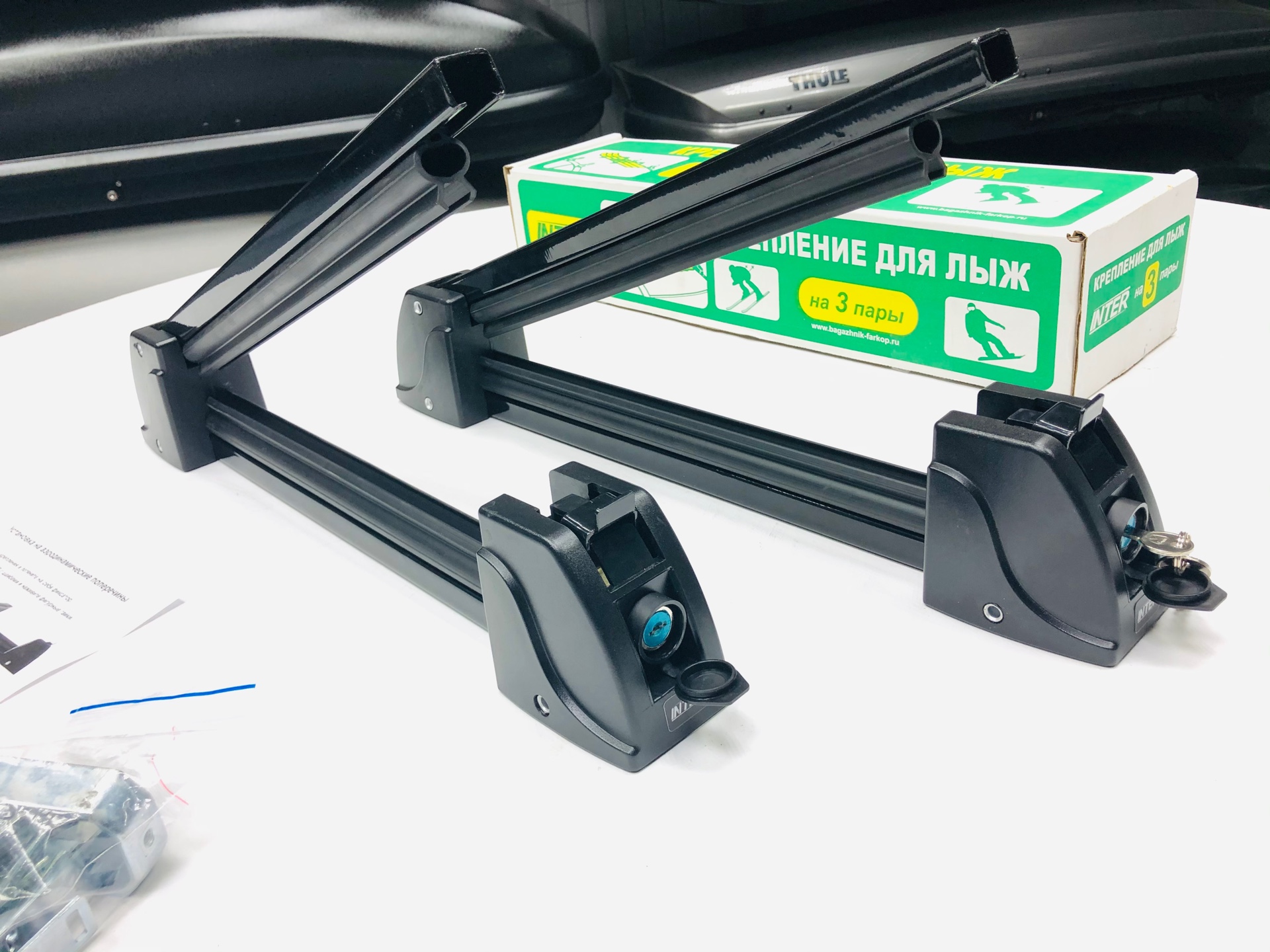 Багажник для перевозки лыж и сноубордов Inter Ski 3