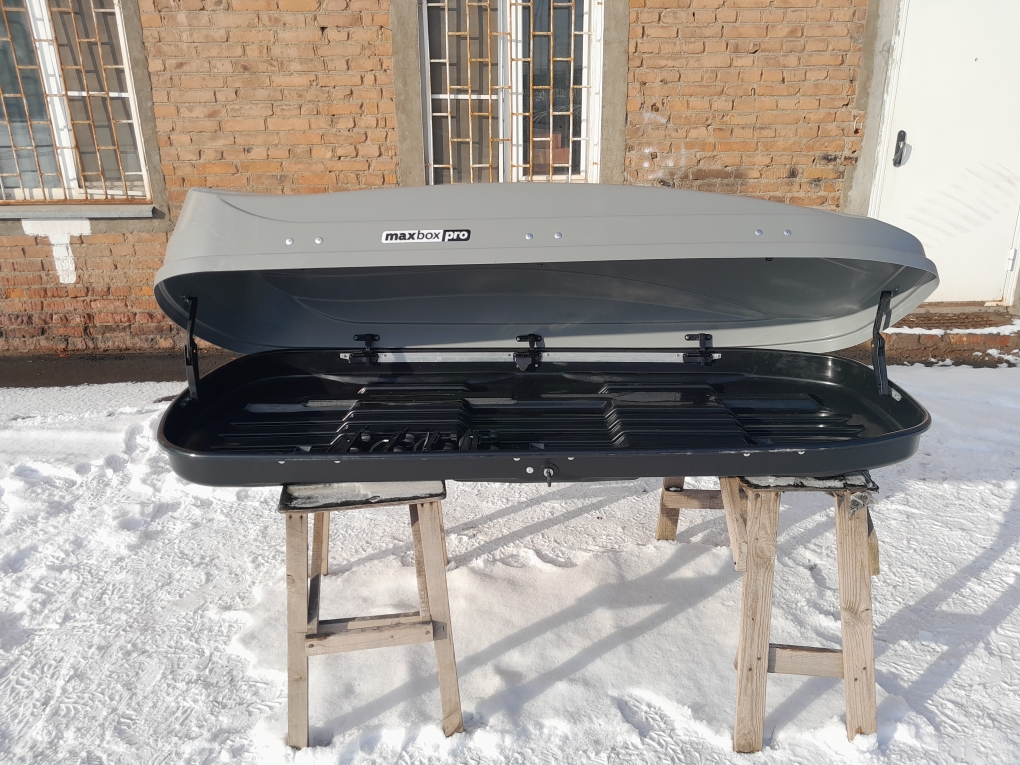 Автобокс MaxBox PRO (Максима-Лист) 520 серый матовый Б/У