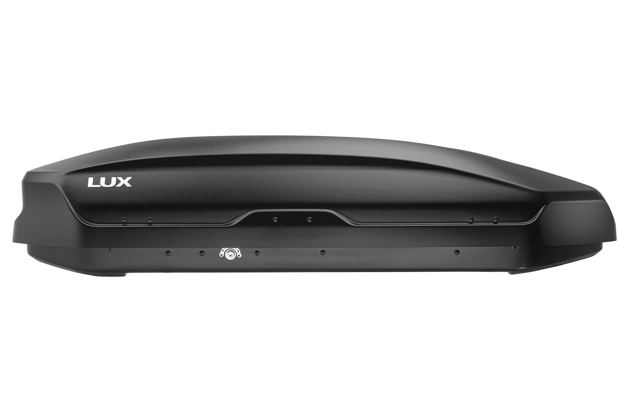Автобокс на крышу LUX Tavr 175 black matte (Люкс Тавр 175 чёрный матовый)
