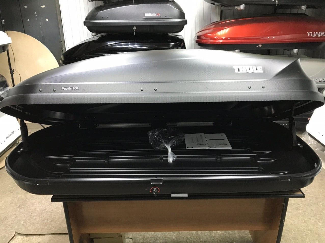 Автобокс на крышу Thule Pacific 200 antracit (Туле Пацифик 200 антрацит)