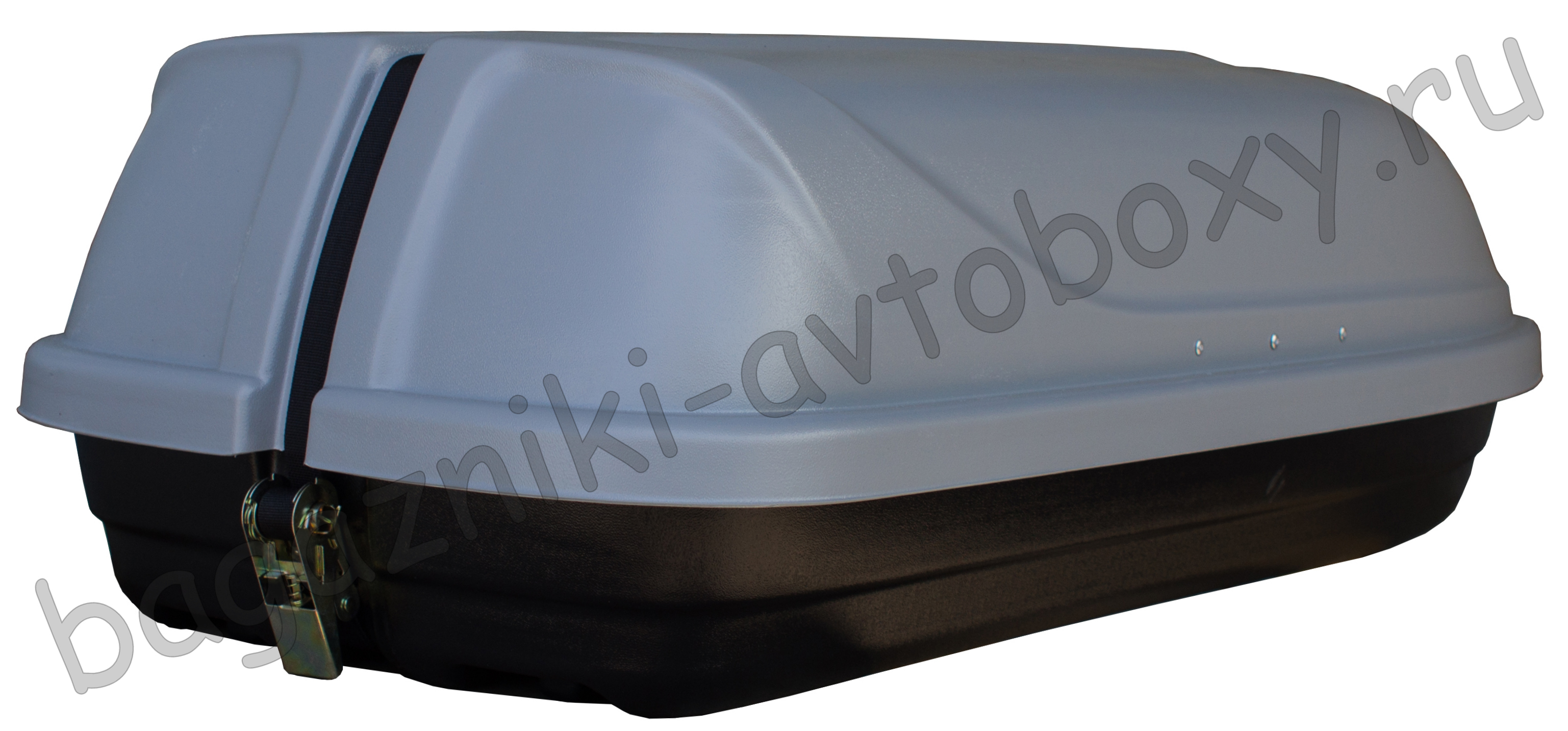Автобокс на крышу Saturn / Atek 220 silver matte (Сатурн / Атек 220 серый матовый)