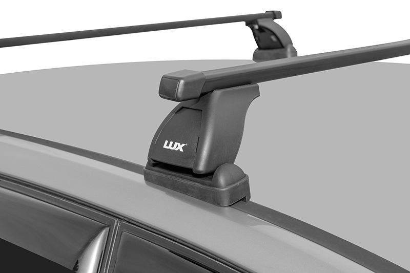 Автобагажник Lux БК1 Chevrolet Cobalt II седан 2011-2020 гладкая крыша прямоугольный