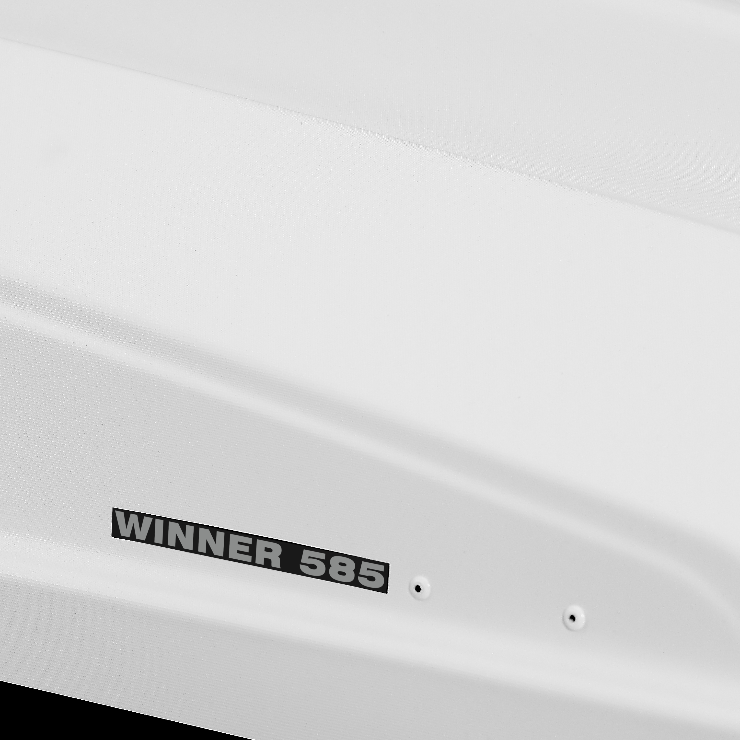 Автобокс на крышу Evrodetal Winner 585 white diamant (Евродеталь Виннер 585 белый диамант)