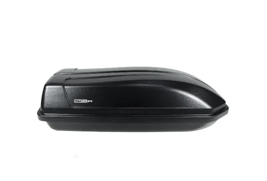 Автобокс на крышу MaxBox PRO 240 compact black matte (МаксБокс ПРО 240 компакт черный матовый)