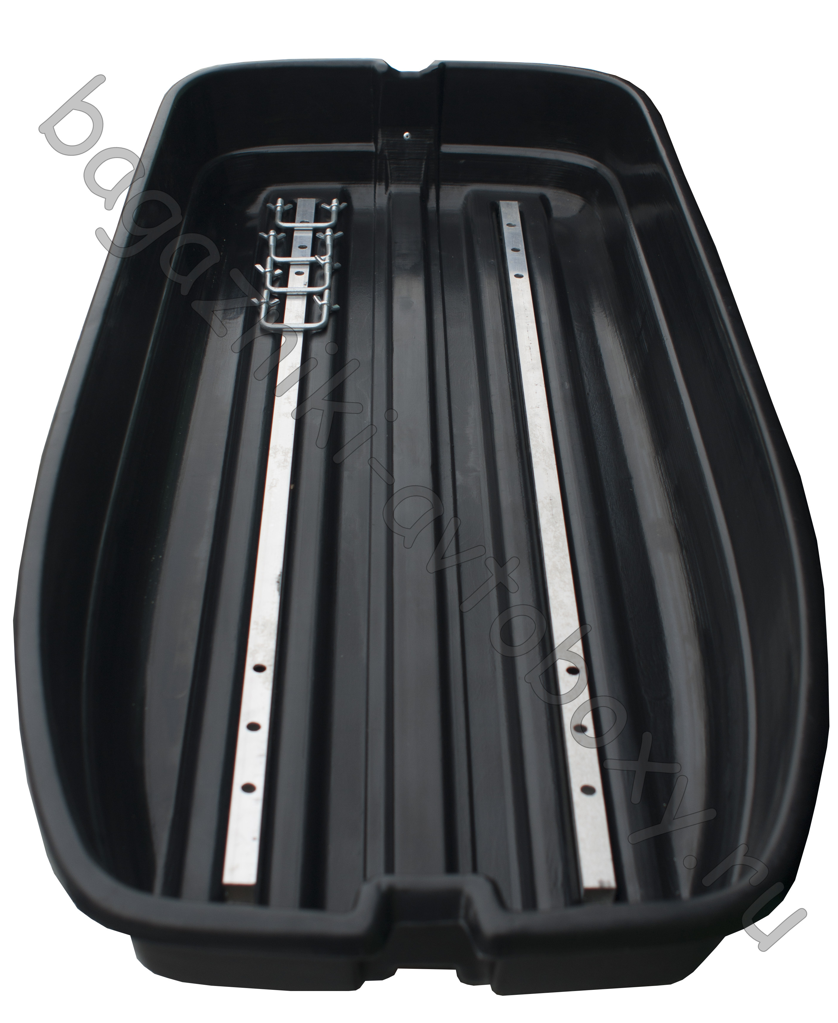 Автобокс на крышу Saturn 220 / Atek 220 black matte (Сатурн 220 / Атек 220 черный матовый)