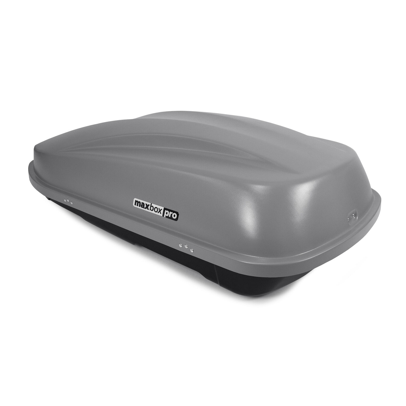 Автобокс на крышу MaxBox PRO / Maksima-List 380 silver matte (МаксБокс ПРО / Максима-Лист 380 серый матовый)