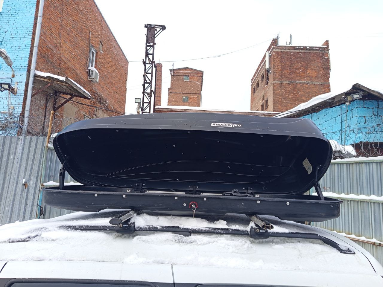 Автобокс MaxBox PRO (Максима-Лист) 520 чёрный матовый Б/У