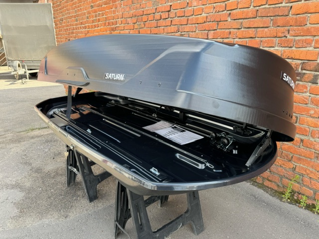 Автобокс Saturn 800 чёрный матовый двусторонний