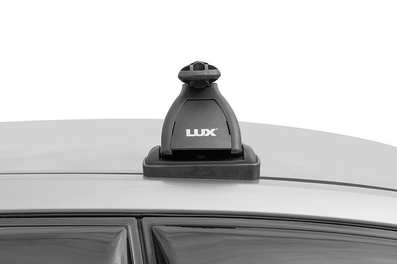 Автобагажник Lux БК1 Chevrolet Aveo II седан 2011-2020 гладкая крыша аэродинамический