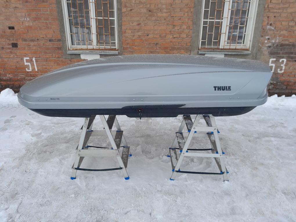 Автобокс Thule Motion 900 серый глянец б/у