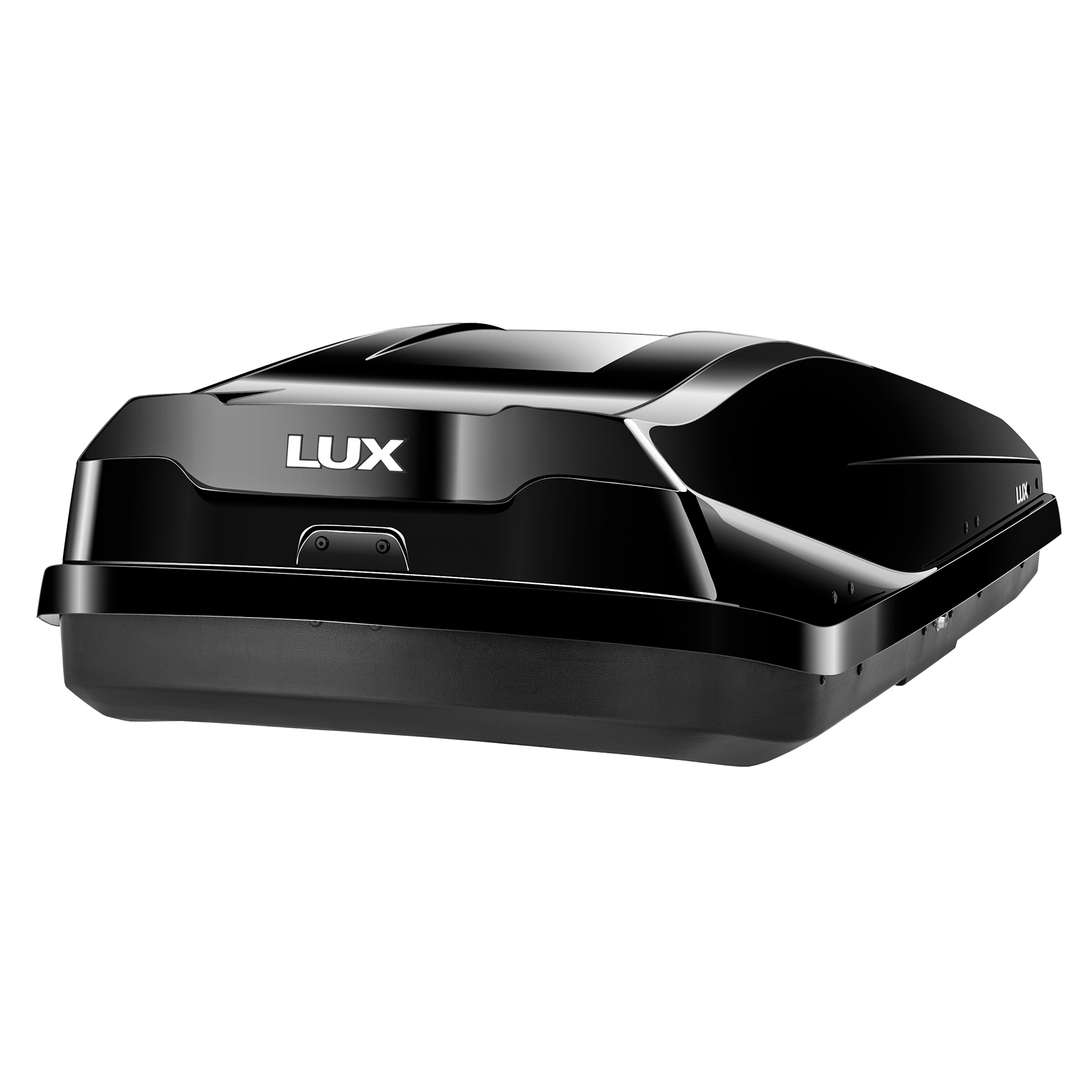 Автобокс на крышу LUX Irbis 175 black glossy (Люкс Ирбис 175 чёрный глянцевый)