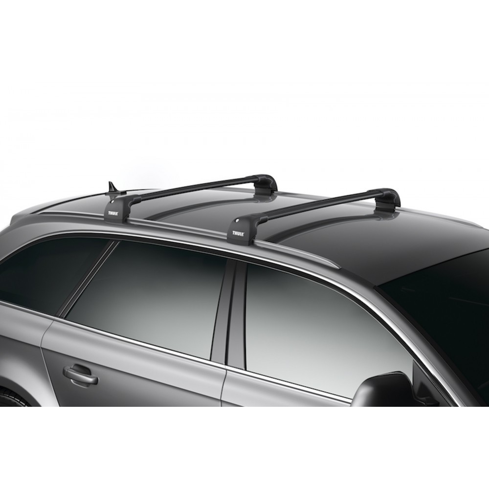 Багажник Thule WingBar Edge Black для Volvo XC60 I Кроссовер 5 дв. 2008 и по н.в. (Edge черная аэродинамическая дуга)
