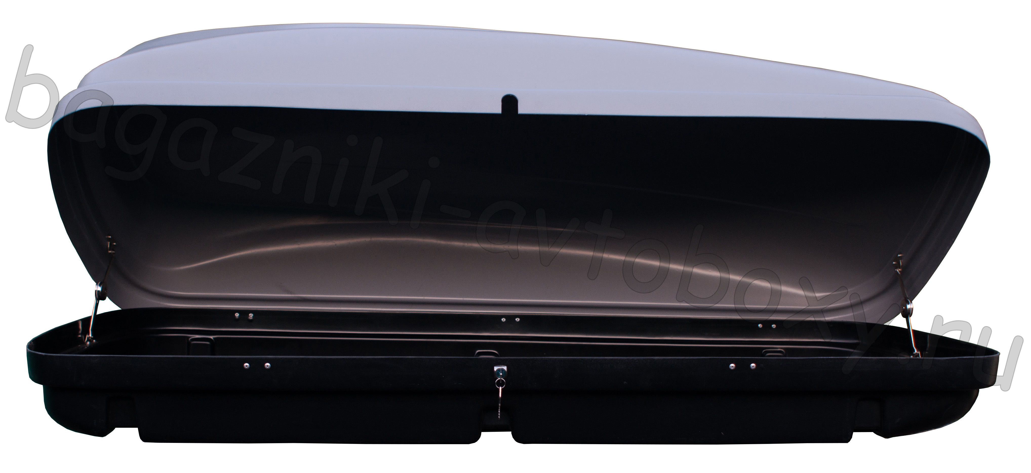 Автобокс на крышу Triton 460 silver matte (Тритон 460 серый матовый)