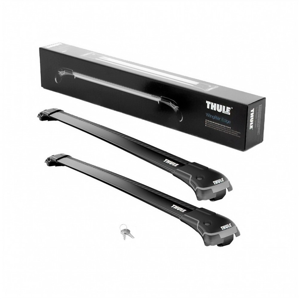 Багажник Thule WingBar Edge Black для Volvo V40 I Универсал 5 дв. 1995-2004 (Edge черная аэродинамическая дуга)