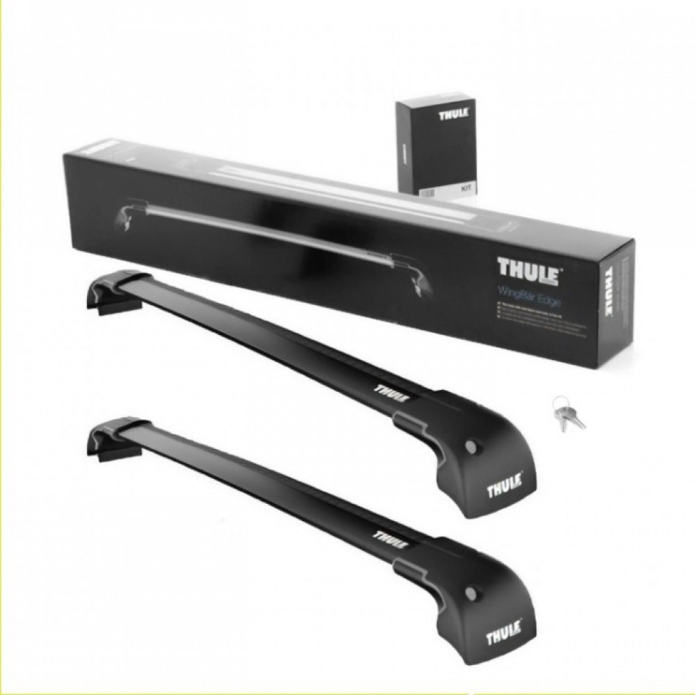 Багажник Thule WingBar Edge Black для Volvo XC60 I Кроссовер 5 дв. 2008 и по н.в. (Edge черная аэродинамическая дуга)