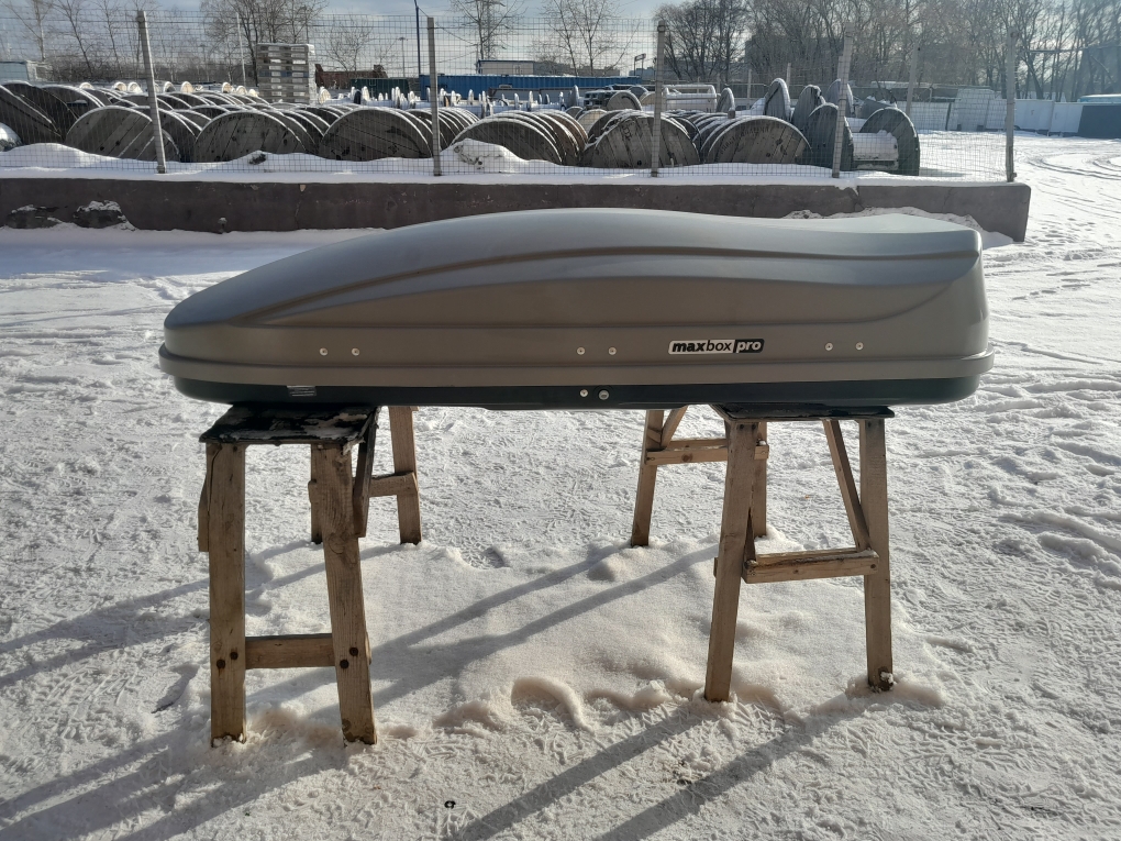 Автобокс MaxBox PRO (Максима-Лист) 520 серый матовый Б/У