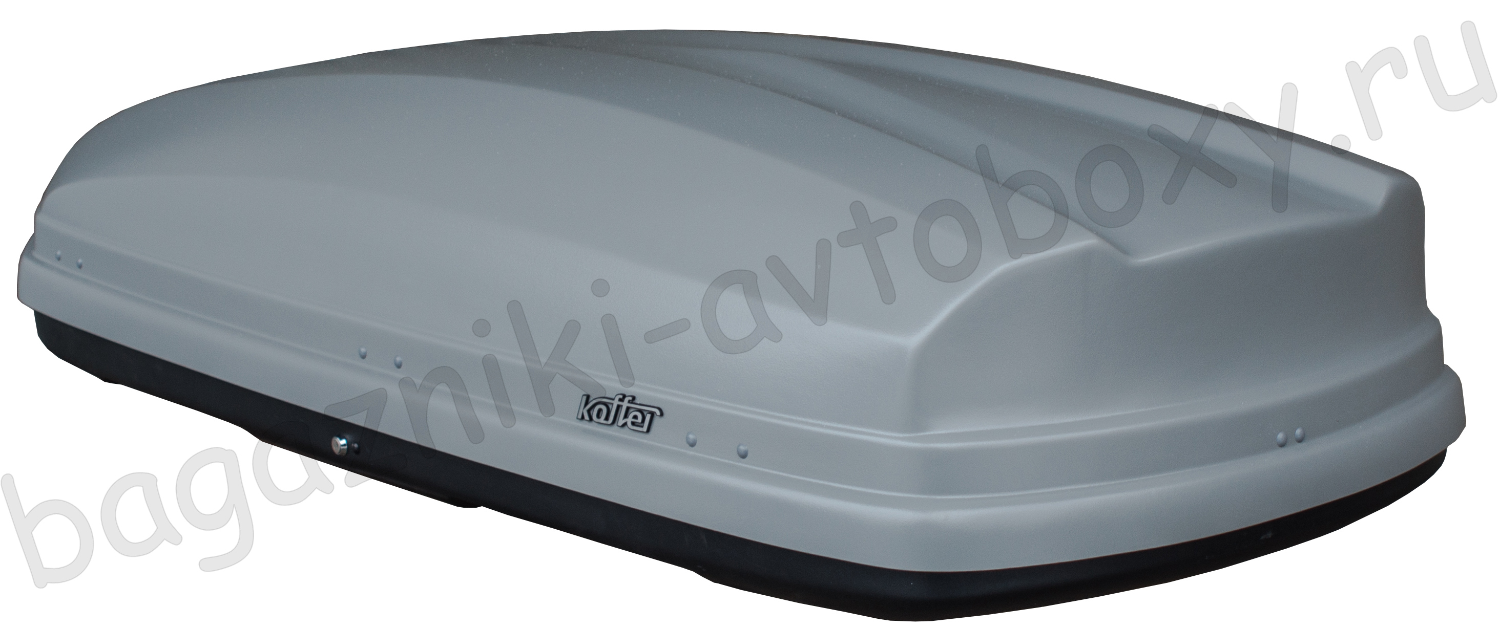 Автобокс на крышу Koffer KB 480 silver matte duo (Коффер КБ 480 серый матовый двухсторонний)