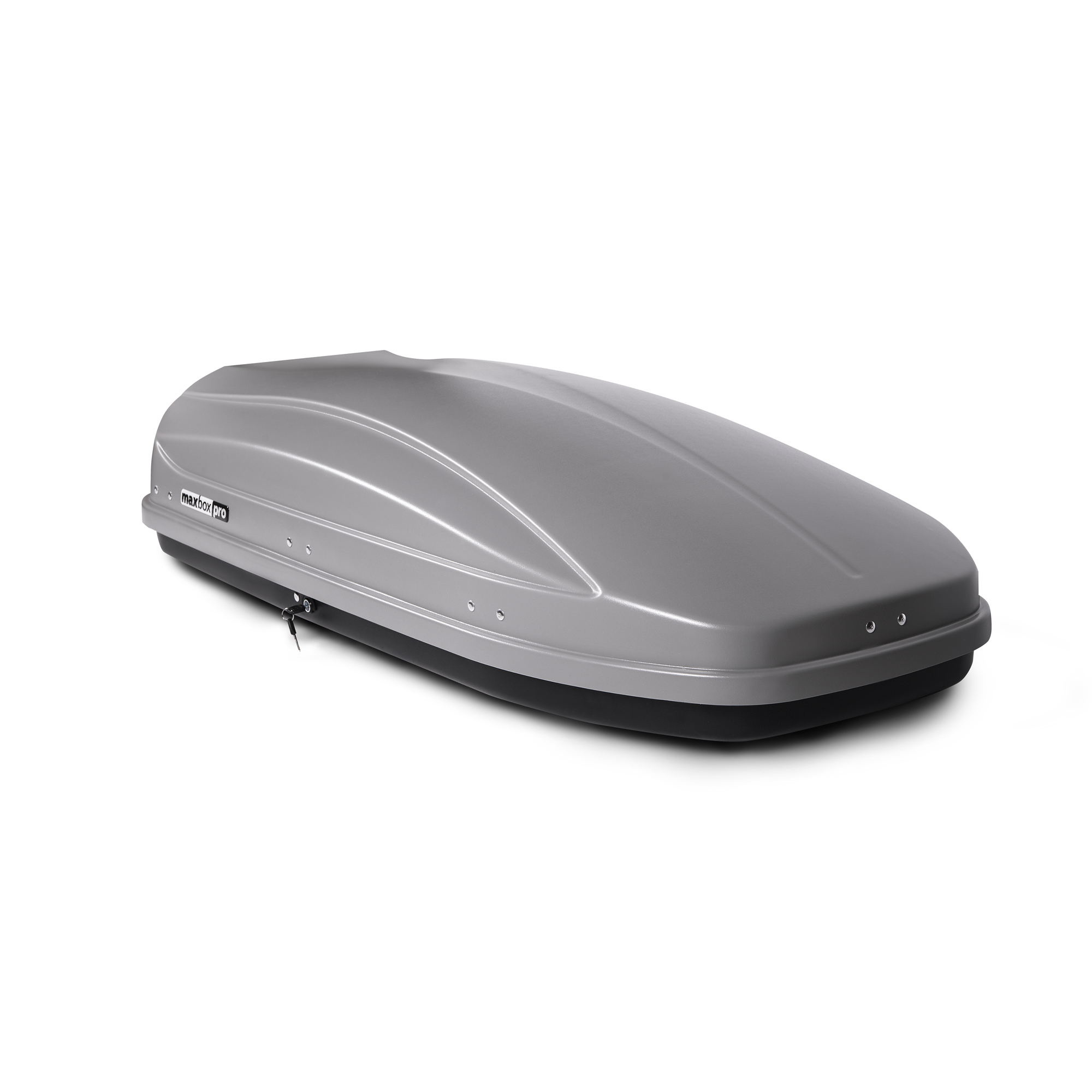 Автобокс на крышу MaxBox PRO / Maksima-List 460 silver matte (МаксБокс ПРО / Максима-Лист 460 серый матовый)