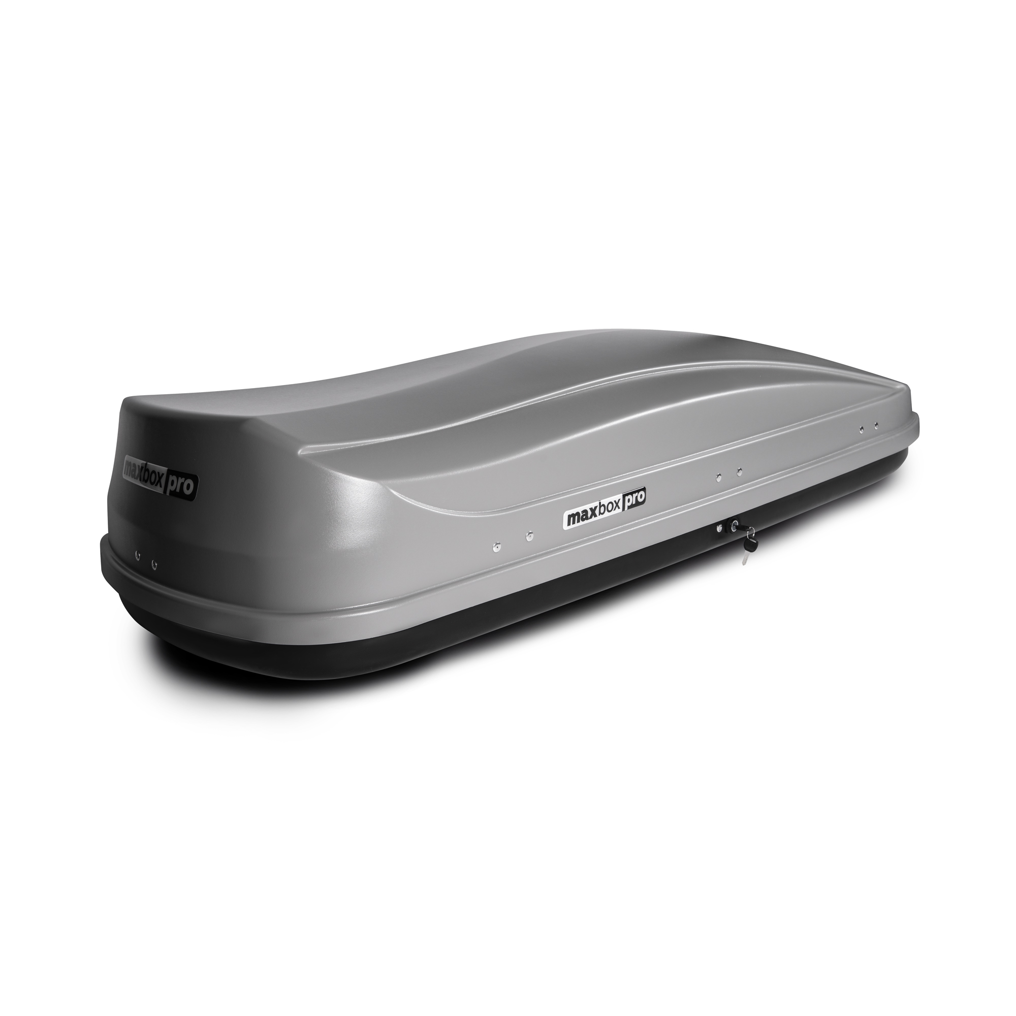 Автобокс на крышу MaxBox PRO / Maksima-List 520 silver matte (МаксБокс ПРО / Максима-Лист 520 серый матовый)