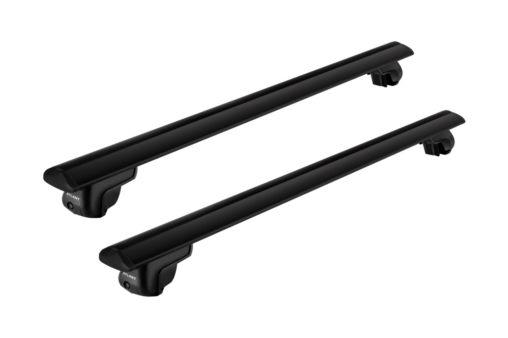 Автобагажник Atlant тип D для CITROEN C5 Aircross  2018-2022, 2022-2025 рейлинги Дуги Крыло черные усил. 8810+11001