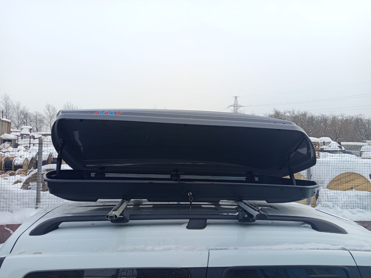 Автобокс Avag V серый глянцевый 450