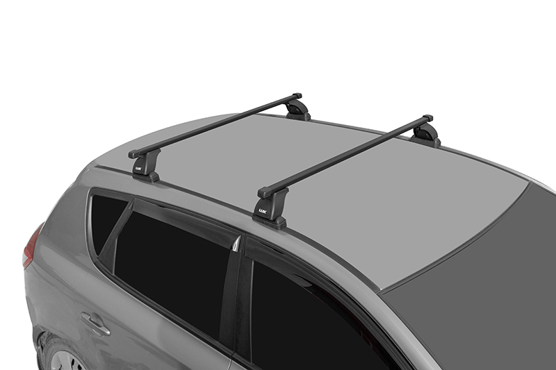 Автобагажник Lux БК1 Chevrolet Cobalt II седан 2011-2020 гладкая крыша прямоугольный