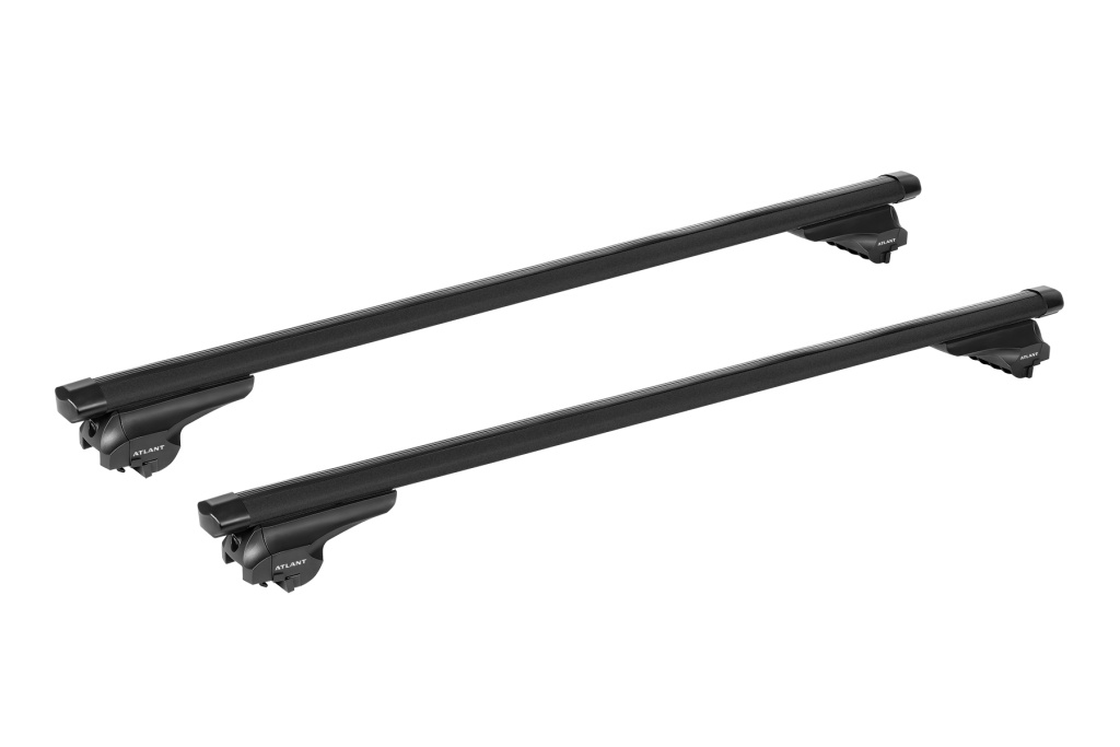Автобагажник Atlant тип F для Skywell ET5 дуги алюминиевые аэро эконом черные 2022-2023 7008+11013