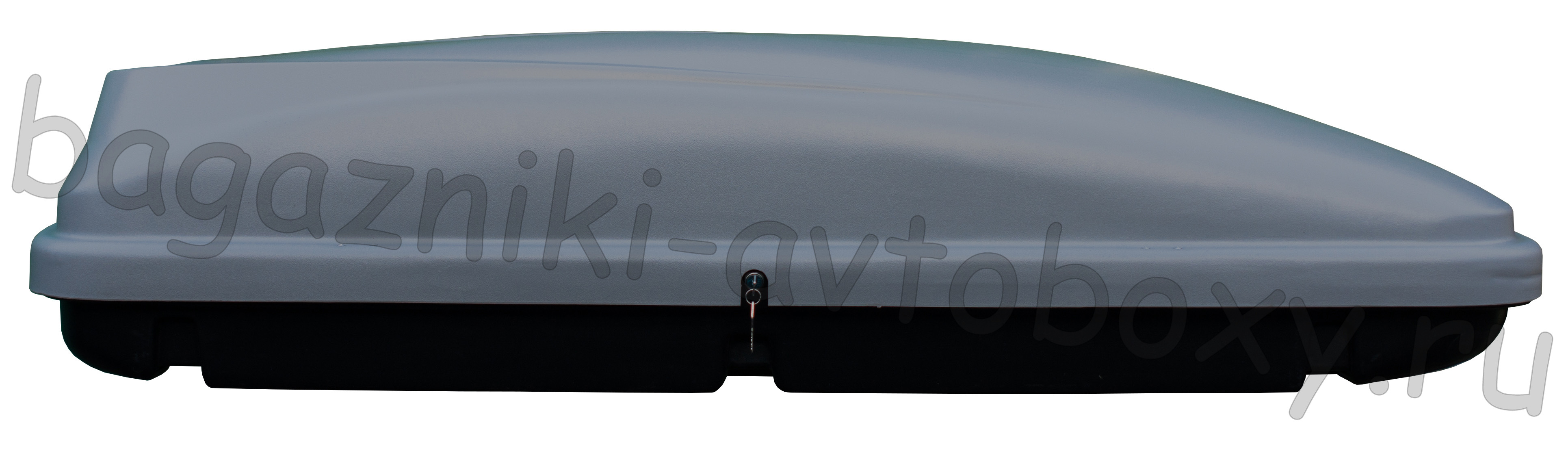 Автобокс на крышу Triton 460 silver matte (Тритон 460 серый матовый)