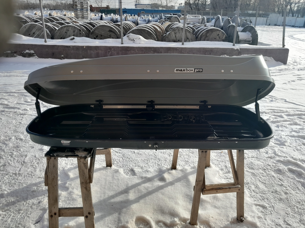 Автобокс MaxBox PRO (Максима-Лист) 520 серый матовый Б/У