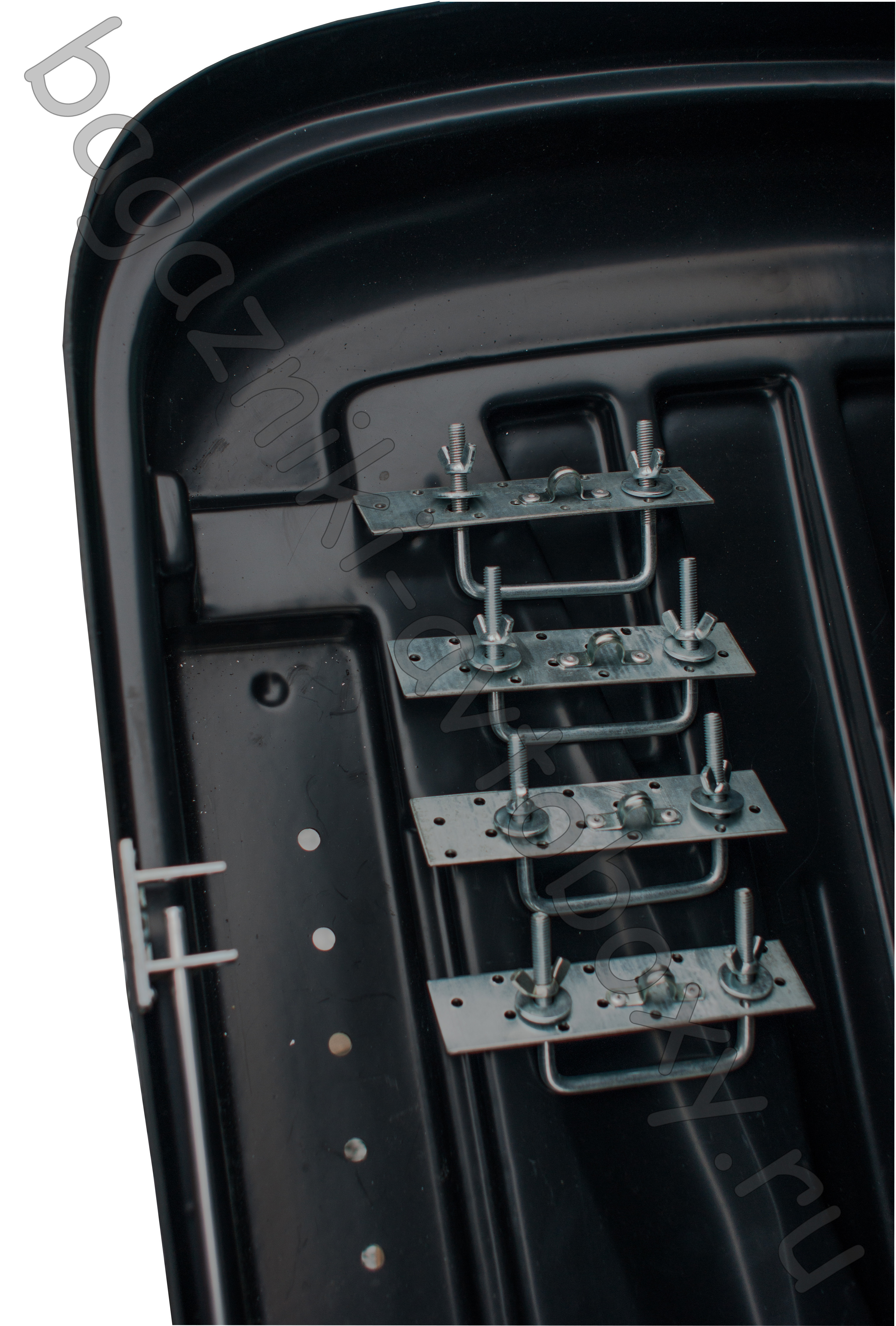 Автобокс на крышу Triton 460 black matte (Тритон 460 черный матовый)