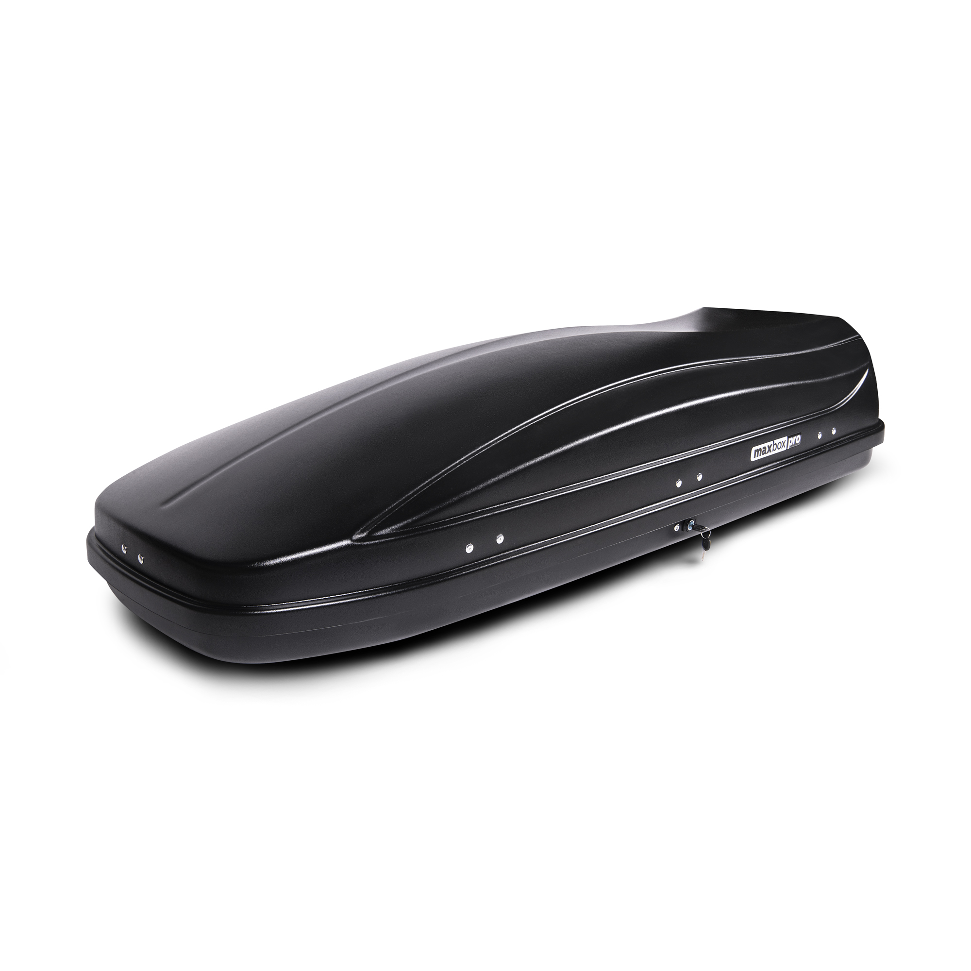 Автобокс на крышу MaxBox PRO / Maksima-List 520 black matte (МаксБокс ПРО / Максима-Лист 520 чёрный матовый)