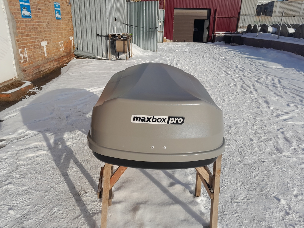 Автобокс MaxBox PRO (Максима-Лист) 520 серый матовый Б/У