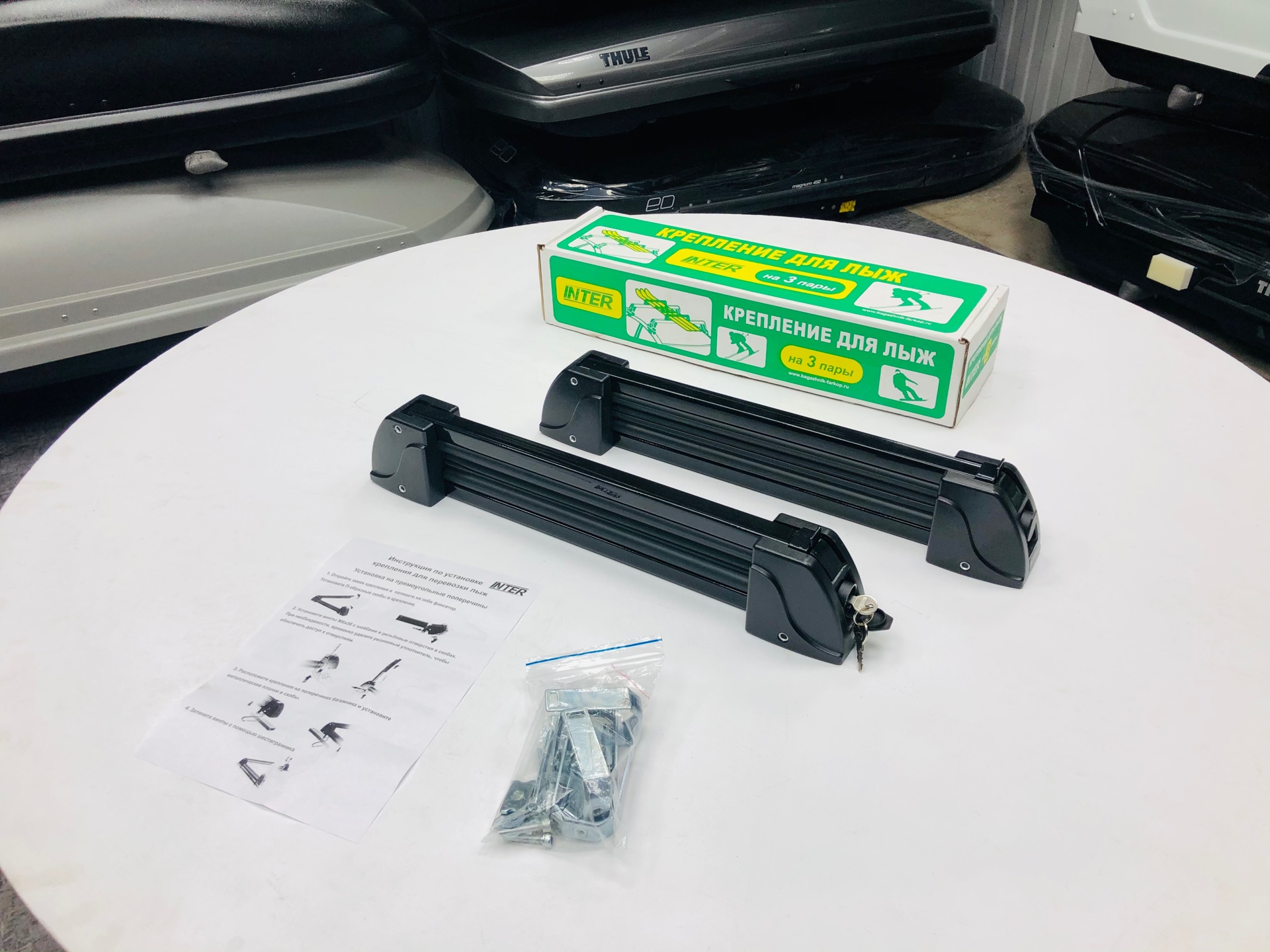 Багажник для перевозки лыж и сноубордов Inter Ski 3