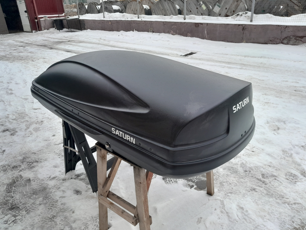 Автобокс Saturn 460 чёрный матовый двухсторонний Б/У