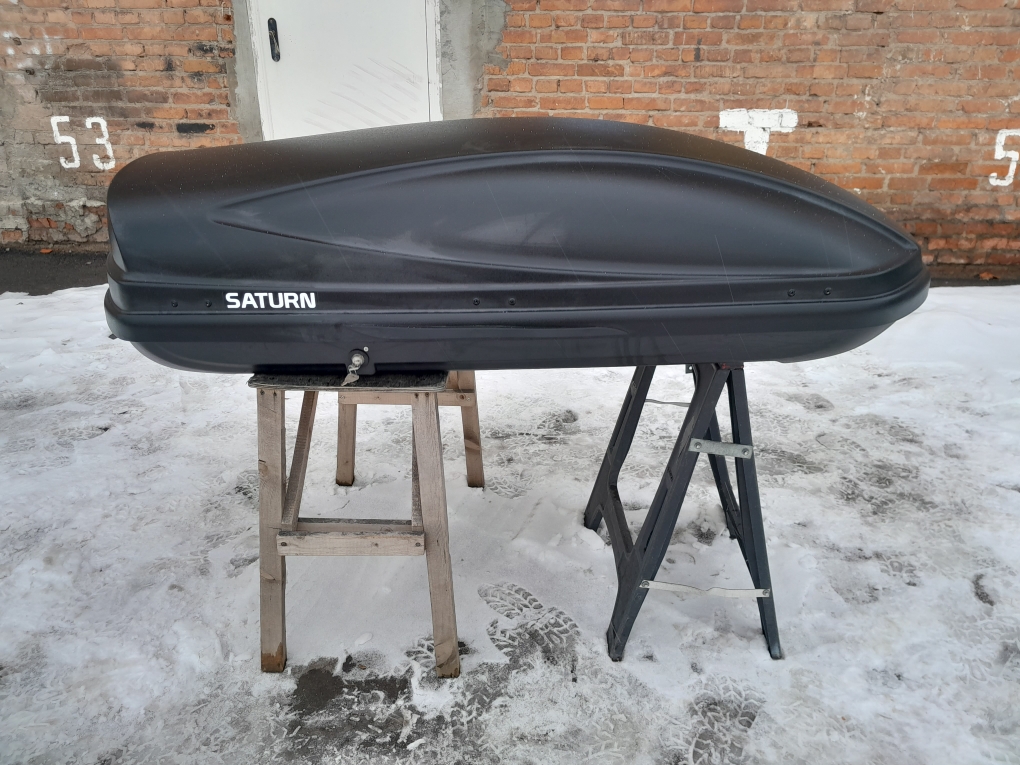Автобокс Saturn 460 чёрный матовый двухсторонний Б/У