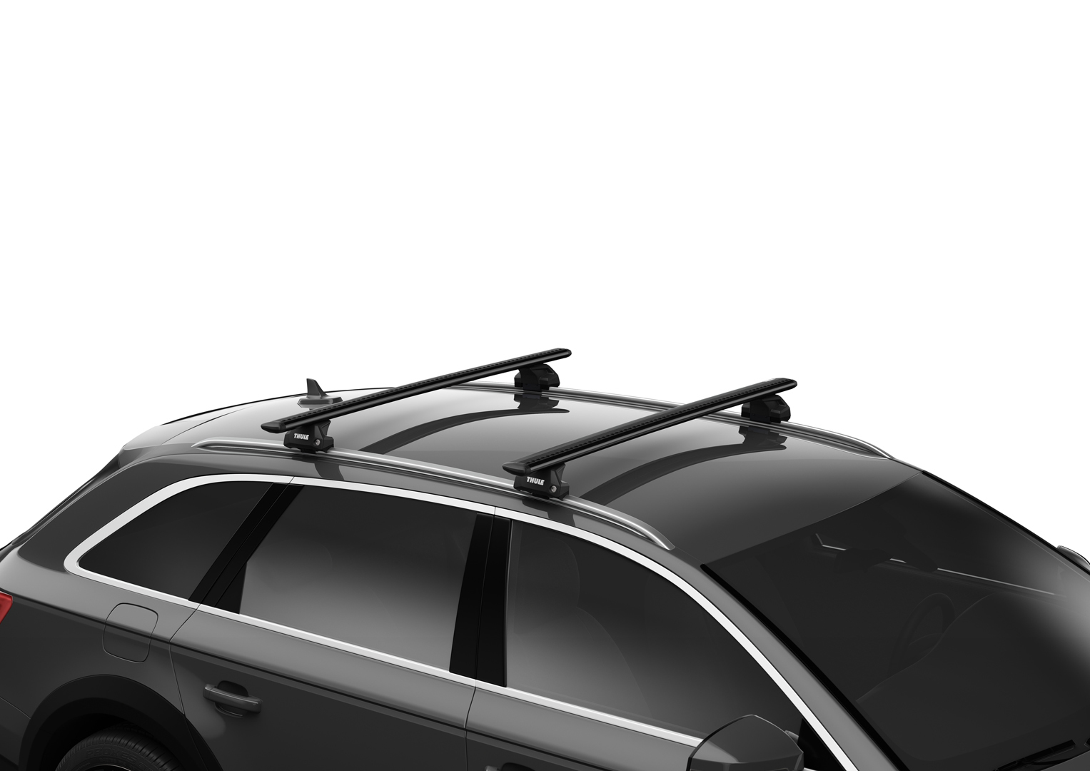 Багажник Thule WingBar Evo Black Flush Rail на крышу Seat Le?n X-Perience 5-dr Estate, 15-