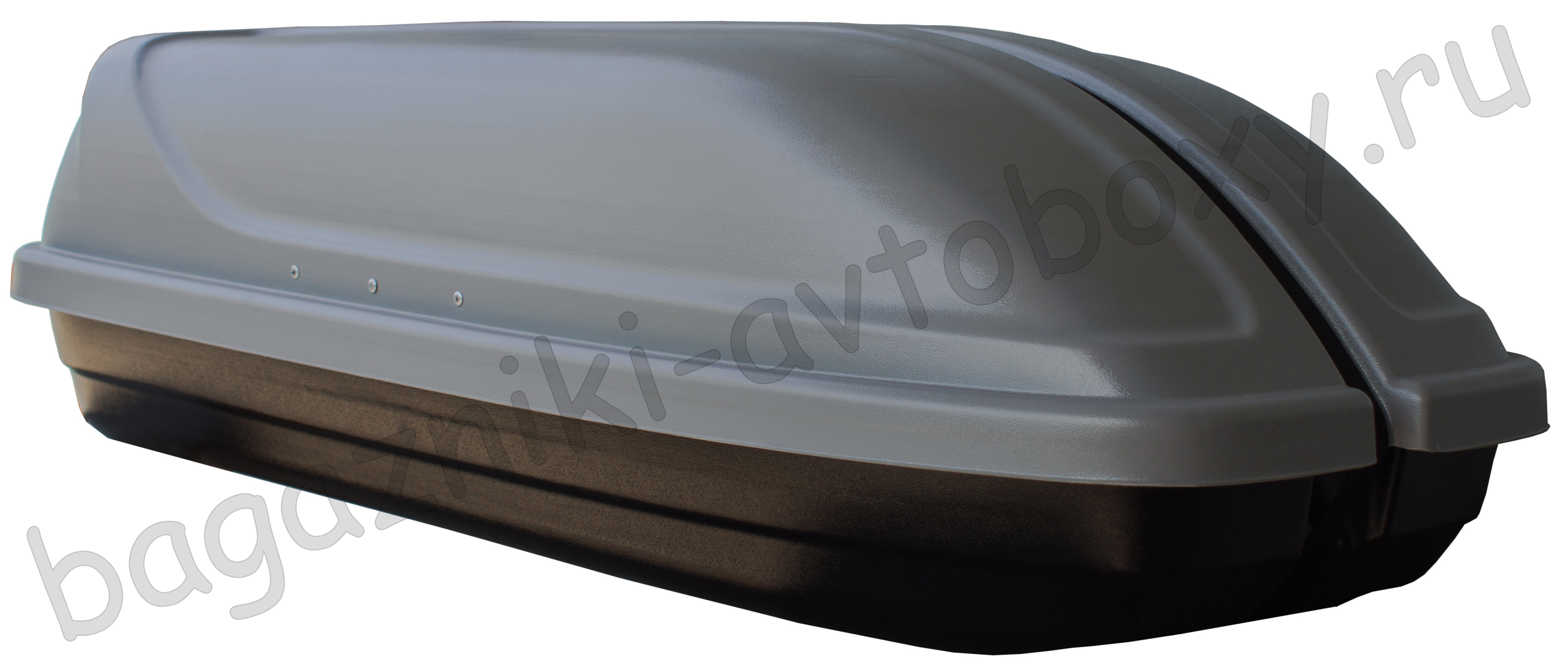 Автобокс на крышу Saturn / Atek 220 silver matte (Сатурн / Атек 220 серый матовый)