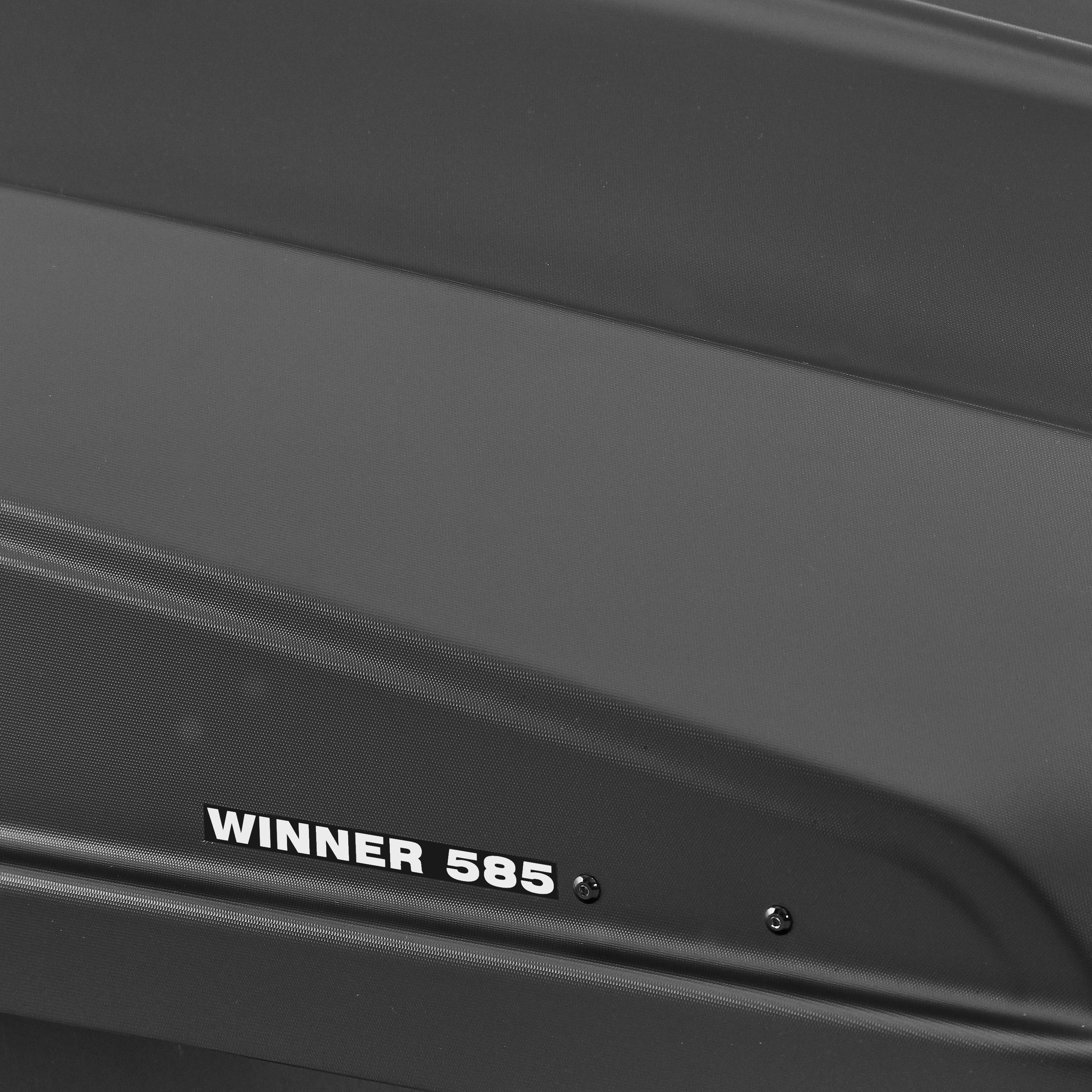 Автобокс на крышу Evrodetal Winner 585 black diamant (Евродеталь Виннер 585 чёрный диамант)