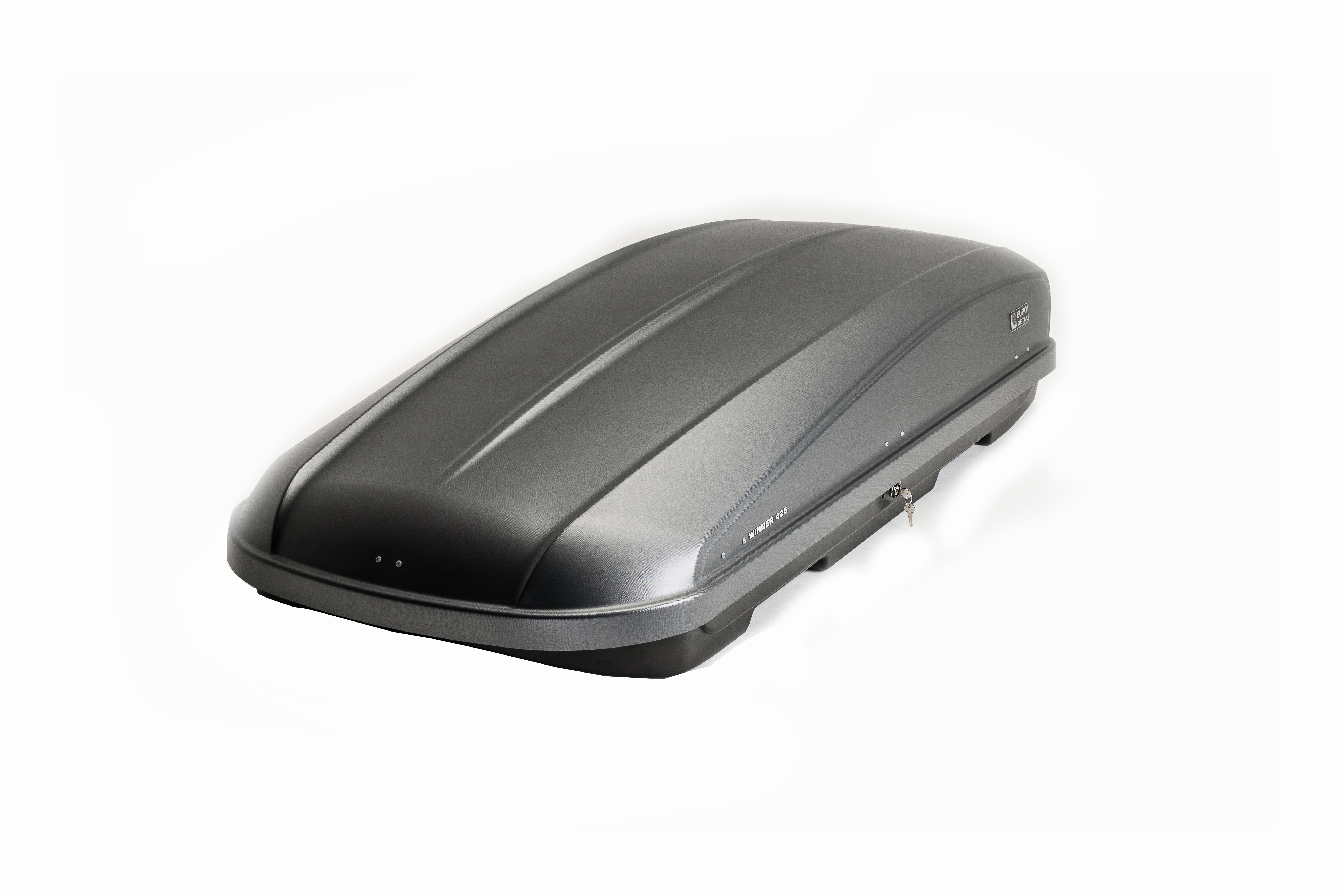 Автобокс на крышу Evrodetal Winner 425 silver diamant (Евродеталь Виннер 425 серый диамант)