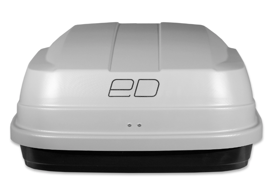 Автобокс на крышу ED Magnum 300 silver carbon duo (ЕД Магнум 300 серый карбон двухсторонний)