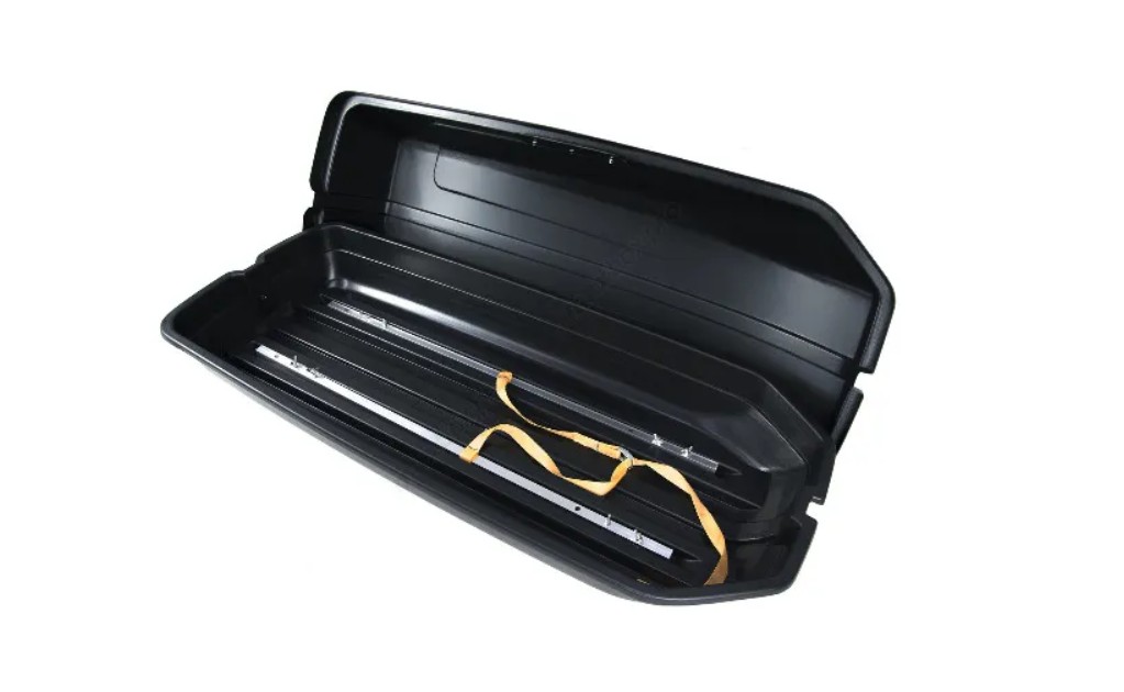 Автобокс на крышу MaxBox PRO 240 compact black matte (МаксБокс ПРО 240 компакт черный матовый)