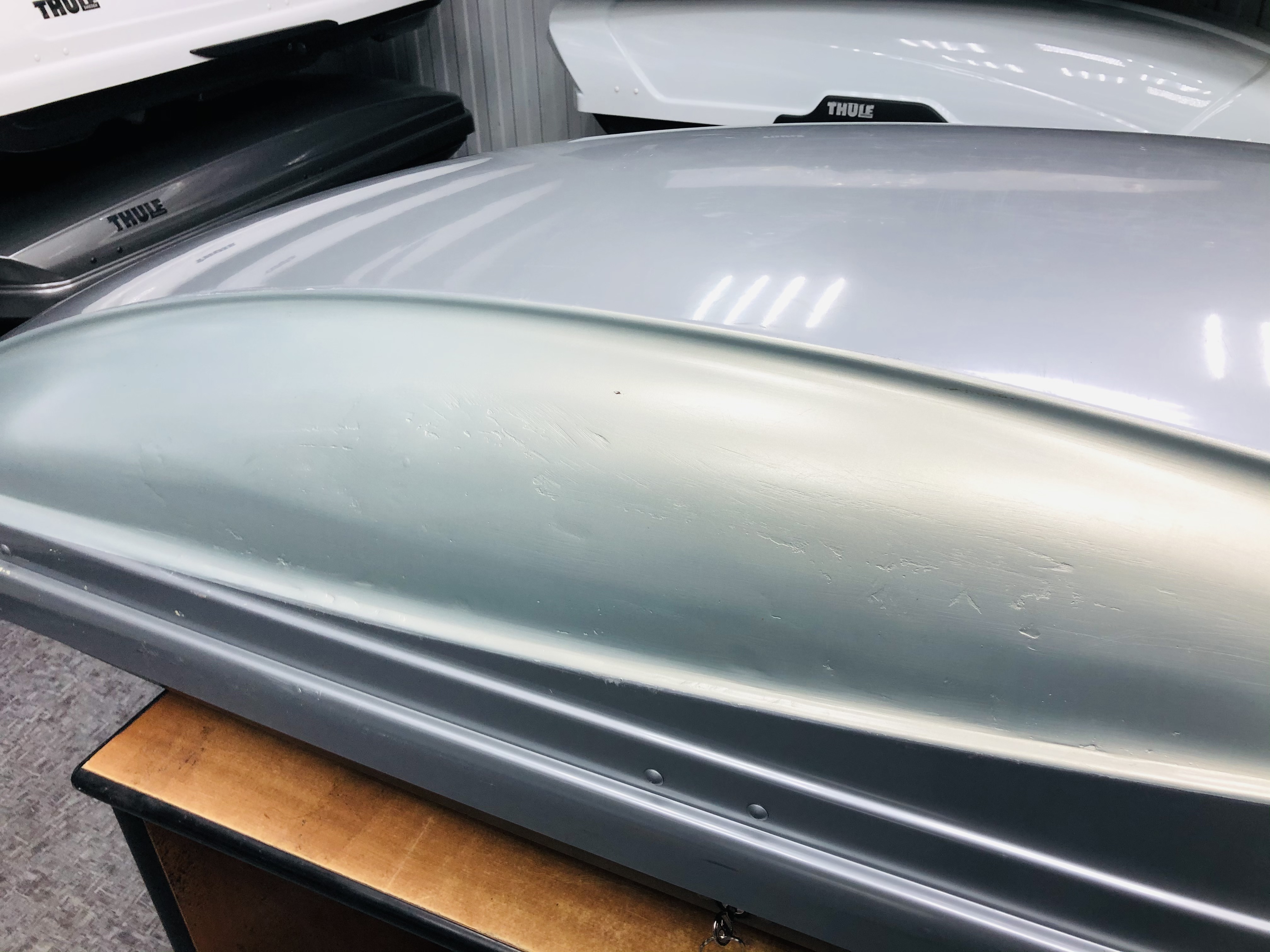 Автобокс Thule Atlantis 780 серый глянцевый Б/У